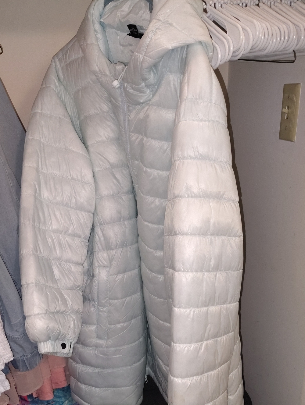 Swiss Tech Light Mint Quilted Jacket
